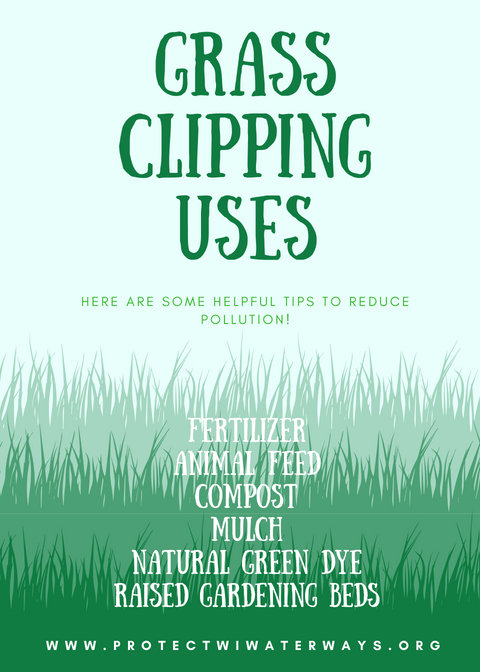 Looking for alternative ways to use your grass clippings to help protect our waterways